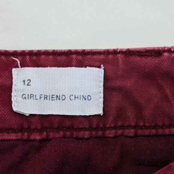 Burgundy Girlfriend Chinos from the Gap - Picture 6 of 6